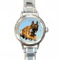 Bernese Mountain Dog Pet Animal Round Italian Charm Wrist Watch 368