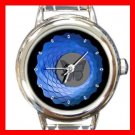 Animated Butterfly Fly Round Italian Charm Wrist Watch 386