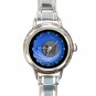 Animated Butterfly Fly Round Italian Charm Wrist Watch 386