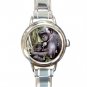 Bonobo Chimpanzee Animal Round Italian Charm Wrist Watch 388