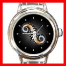 Double Spiral Round Italian Charm Wrist Watch 390