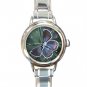 Female Butterfly Hobby Round Italian Charm Wrist Watch 402