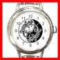 Karma Gecko Yin Yang Round Italian Charm Wrist Watch 403