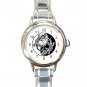 Karma Gecko Yin Yang Round Italian Charm Wrist Watch 403
