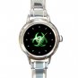 Biohazard Green Bio Hazard Round Italian Charm Wrist Watch 416