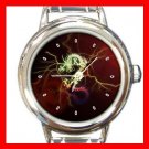Red Dragon Ancient Myth Round Italian Charm Wrist Watch 426