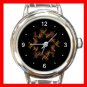 Love Hate Quad Ambigram Fun Round Italian Charm Wrist Watch 428