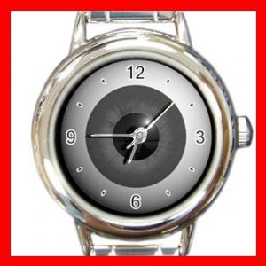Eyeball Eye Ball Hobby Fun Round Italian Charm Wrist Watch 441