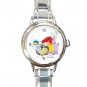Hair Salon Round Italian Charm Wrist Watch 443