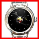 Drag Ying Yang Round Italian Charm Wrist Watch 444