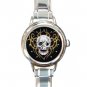 Skulls Skeleton Cool Round Italian Charm Wrist Watch 446