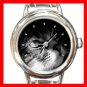 Cute Cat Kitty Pet Round Italian Charm Wrist Watch 454
