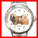 Lhasa Apso Dog Pet Round Italian Charm Wrist Watch 481