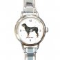 Rottweiler Rotty Dog Pet Round Italian Charm Wrist Watch 483