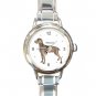 Weimaraner Dog Pet Round Italian Charm Wrist Watch 489