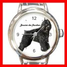 Bouvier Des Flandres Dog Pet Round Italian Charm Wrist Watch 500