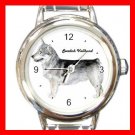 Swedish Vallhund Dog Animal Pet Round Italian Charm Wrist Watch 505
