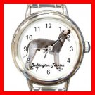 Bedlington Terrier Dog Animal Pet Round Italian Charm Wrist Watch 506