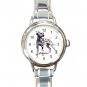Dalmatian Dog Animal Pet Round Italian Charm Wrist Watch 513