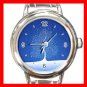 Snow Flakes from Trees Round Italian Charm Wrist Watch 521