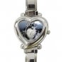 Siberian Husky Heart Italian Charm Wrist Watch 001