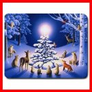 Snow Animas Christmas XMAS WISH Mouse Pad MousePad Mat 002