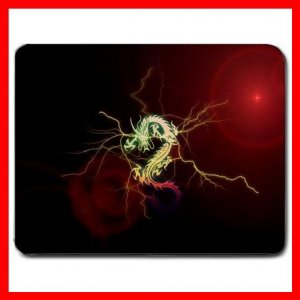 Red Dragon Myth Fantasy Fan Mouse Pad MousePad Mat 016