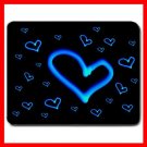 Blue Love Heart Cool Hobby Mouse Pad MousePad Mat 023