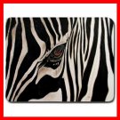 Zebra Eye Skin Wild Animal Mouse Pad MousePad Mat 052