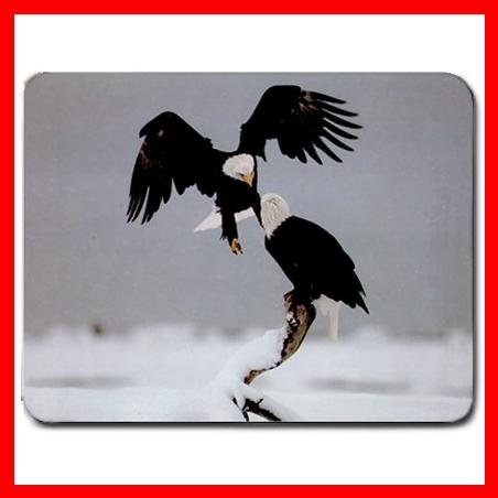 Bald Eagles Eagle Bird Play Mouse Pad MousePad Mat 055