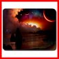 Sun Moon Storm Dark Nature Mouse Pad MousePad Mat 056