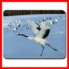 Crane Hokkaido Japan Bird Mouse Pad MousePad Mat 113