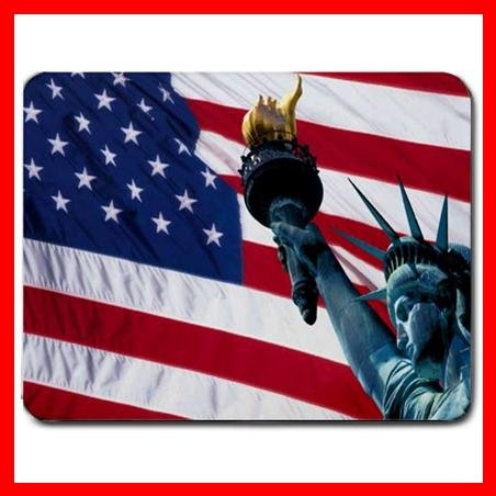 USA Flag Statue of Liberty Mouse Pad MousePad Mat 170