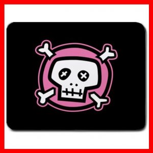 Pink Skull Leisure Hobby Fun Mouse Pad MousePad Mat 183