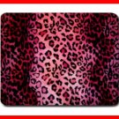 PINK LEOPARD Skin Animal Fun Mouse Mouse Pad MousePad Mat 214