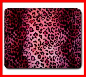 PINK LEOPARD Skin Animal Fun Mouse Mouse Pad MousePad Mat 214