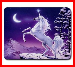 Unicorn Magic Snow Moon Hobby Mouse Pad MousePad Mat 235
