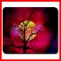 Sunset Tree Moon Red Scenery Mouse Pad MousePad Mat 244