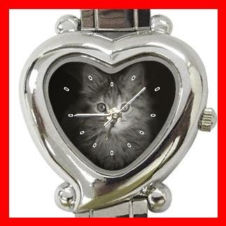 Cute Cat Kitty Pet Animal Italian Charm Wrist Watch 003