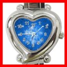 Blue Snow Flake Chistmas Italian Charm Wrist Watch 008