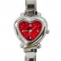 Fractal Red Rose Hobby Italian Charm Wrist Watch 017