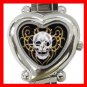 Skull Skeleton Goth Hobby Italian Charm Wrist Watch 047