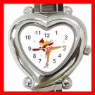 Ice Skating Sport Hobby Fun Italian Charm Wrist Watch 054