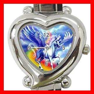 Flying Unicorn Myth Fantasy Italian Charm Wrist Watch 073