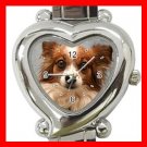 Papillon Dog Pet Hobby Italian Charm Wrist Watch 086