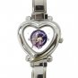Purple Fairy Moon Dream Italian Charm Wrist Watch 099