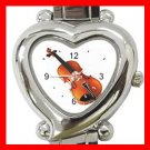 Violin Music Instrument Italian Charm Wrist Watch 103