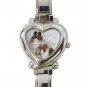 Shetland Sheepdog Dog Pet Heart Italian Charm Wrist Watch 116