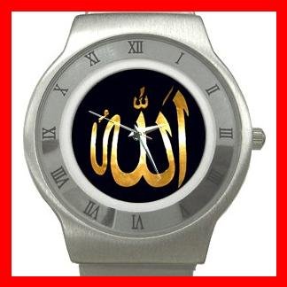 Allah God ISLAMIC Hobby Stainless Steel Wrist Watch Unisex 014