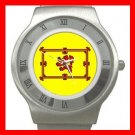 Old Scottish Rampant Lion Flag Stainless Steel Wrist Watch Unisex 016